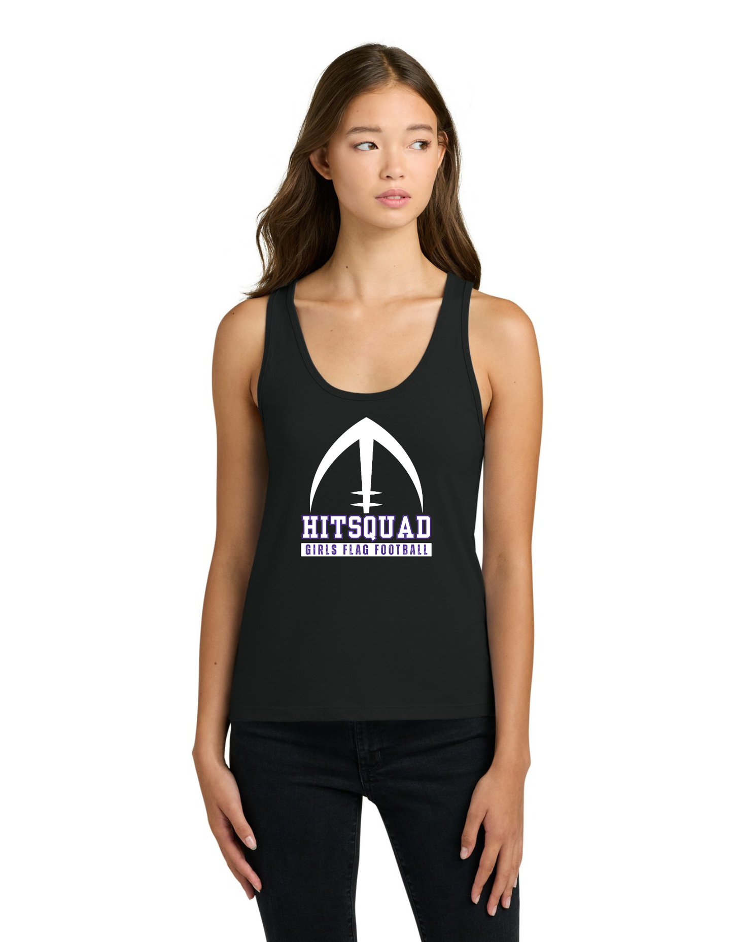 Ladies Flag Football Tank Top