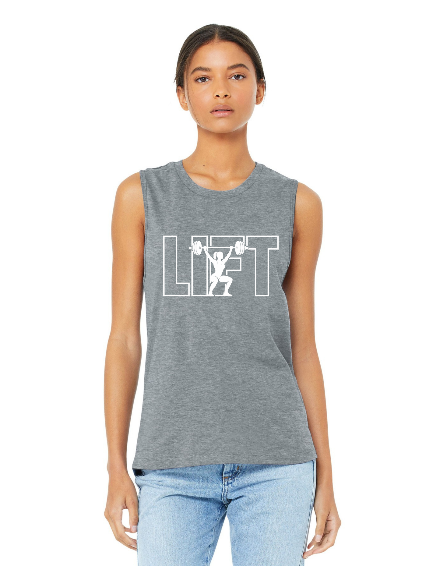 Women's 'LIFT' Weightlifting Muscle Tank