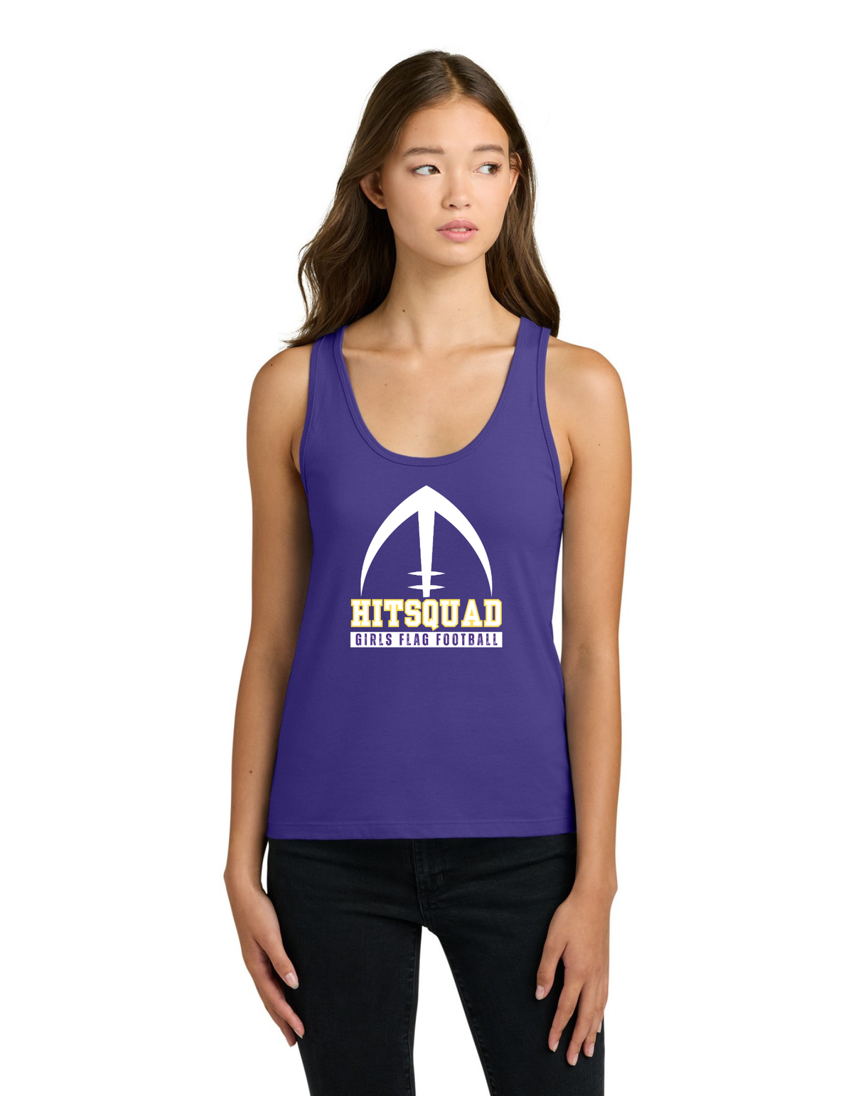Ladies Flag Football Tank Top