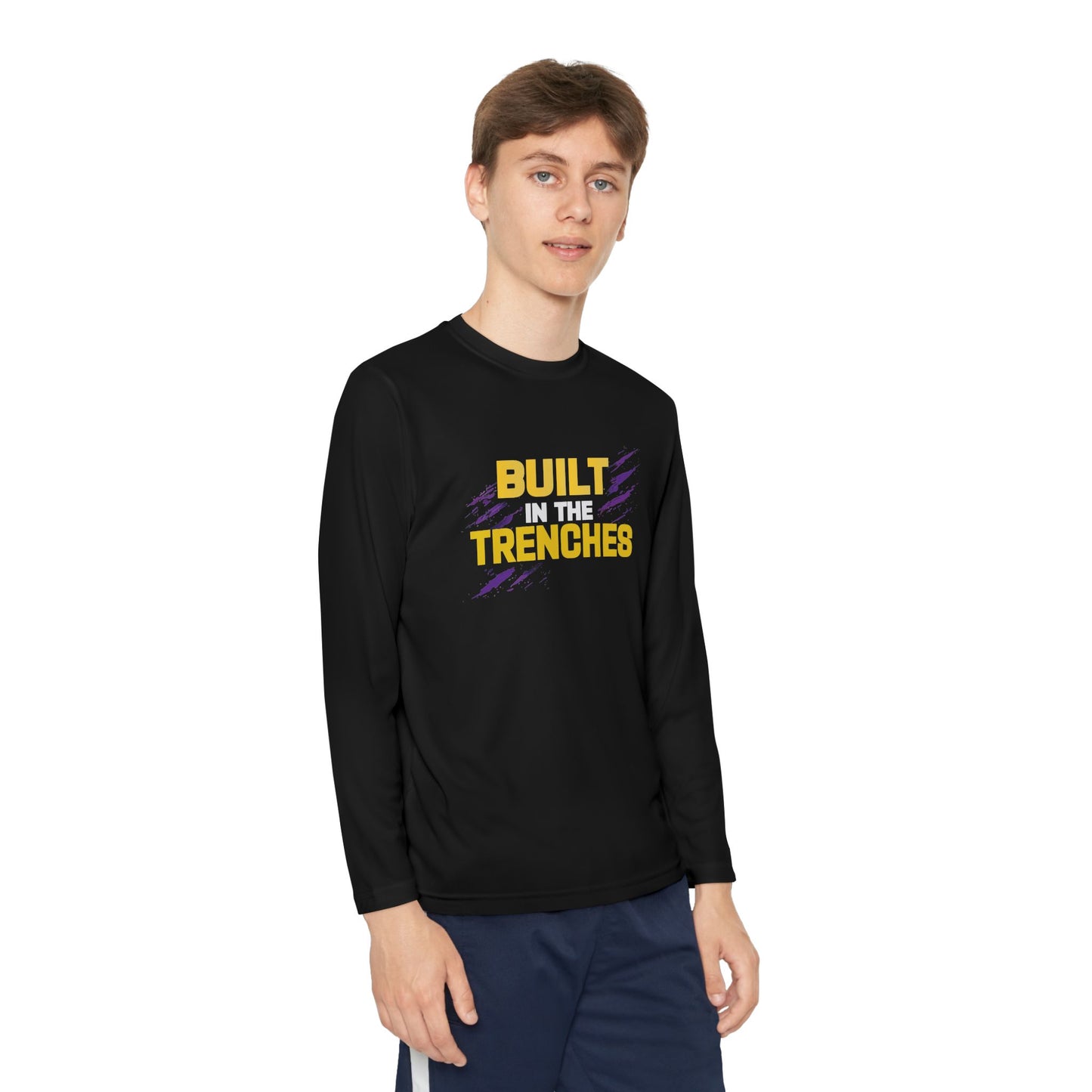 Youth Built Trenches Long Sleeve Dri-fit Tee
