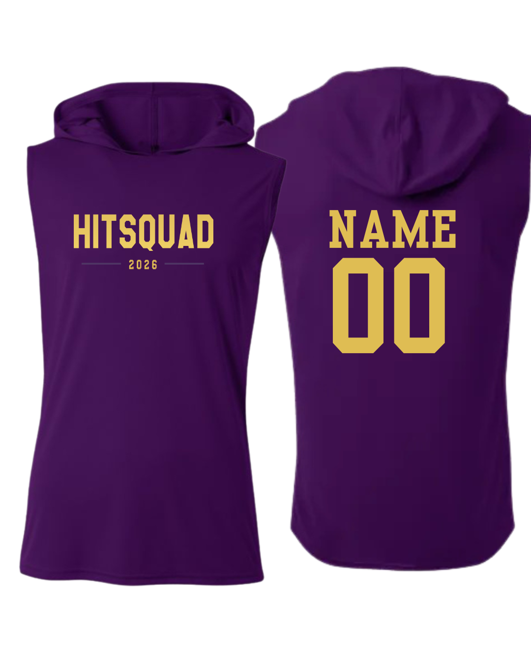 Youth HitSquad 2026 Sleeveless Hoodie