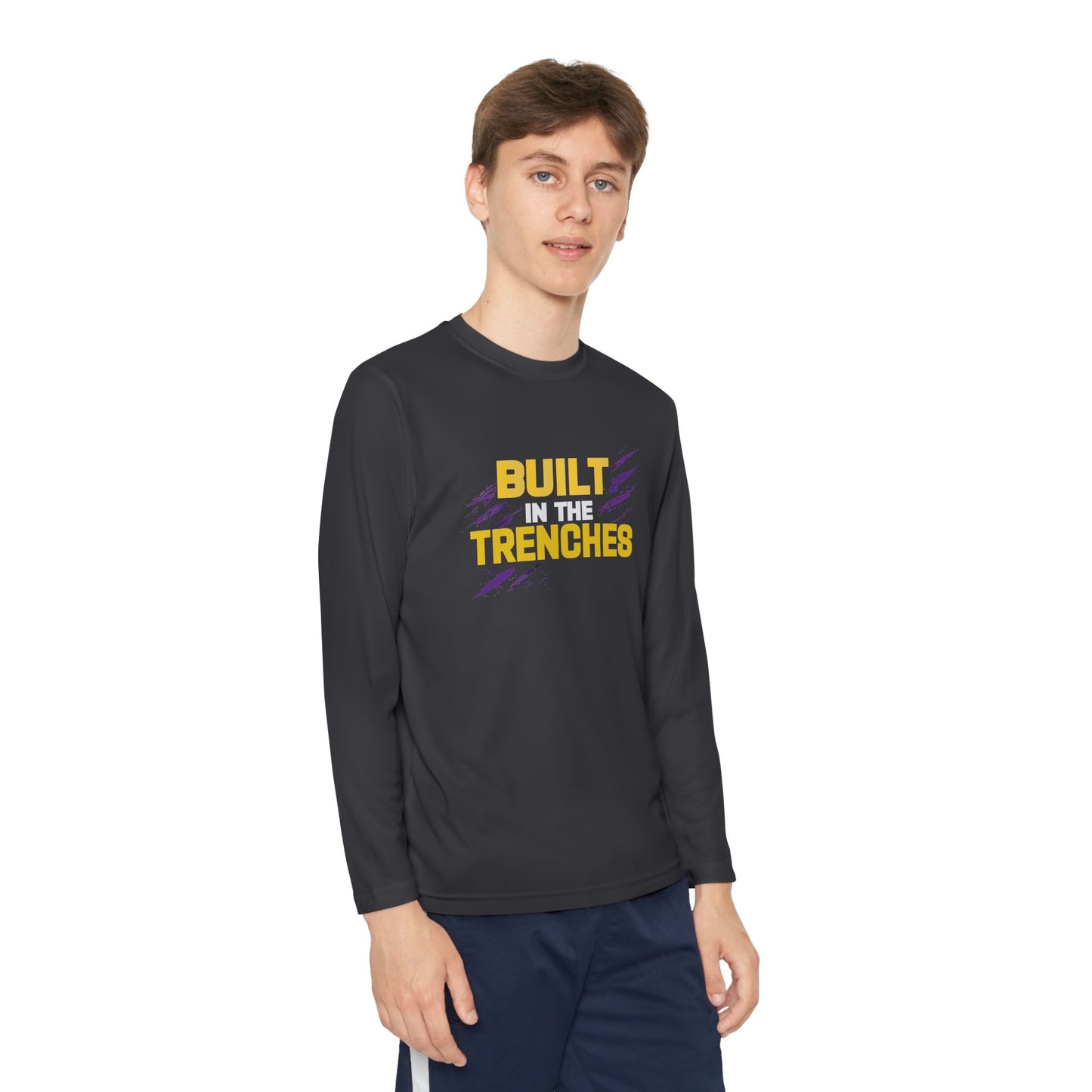 Youth Built Trenches Long Sleeve Dri-fit Tee