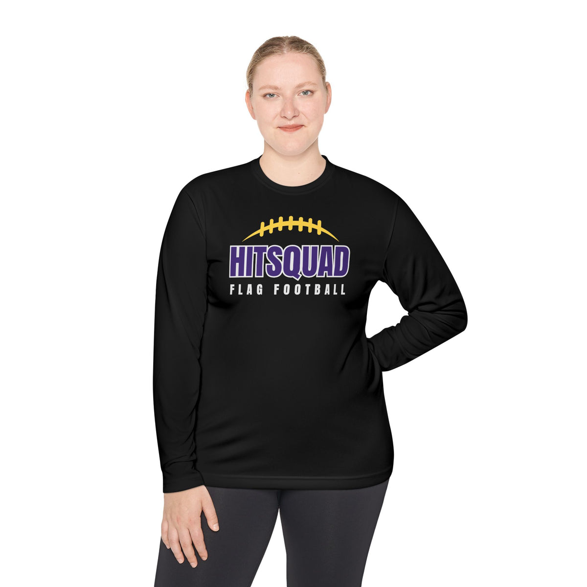 Adult Unisex Flag Football Lightweight Long Sleeve Tee