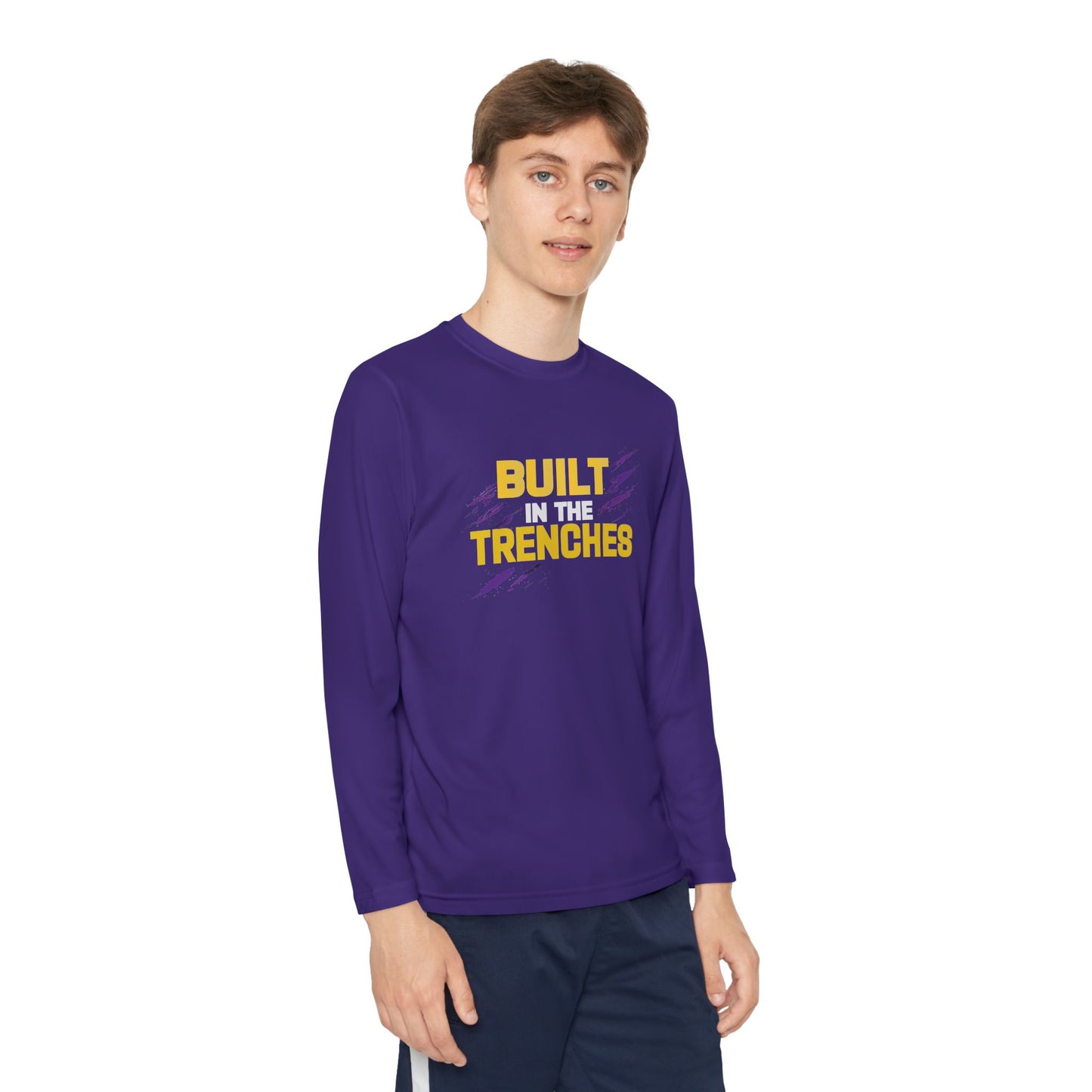 Youth Built Trenches Long Sleeve Dri-fit Tee