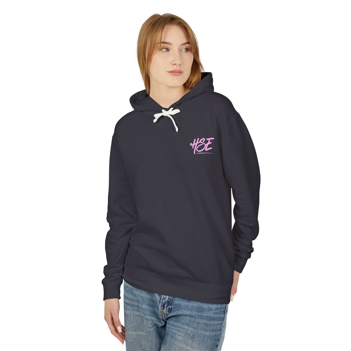 HSE Strong Women Comfort Colors Lightweight Hooded Sweatshirt