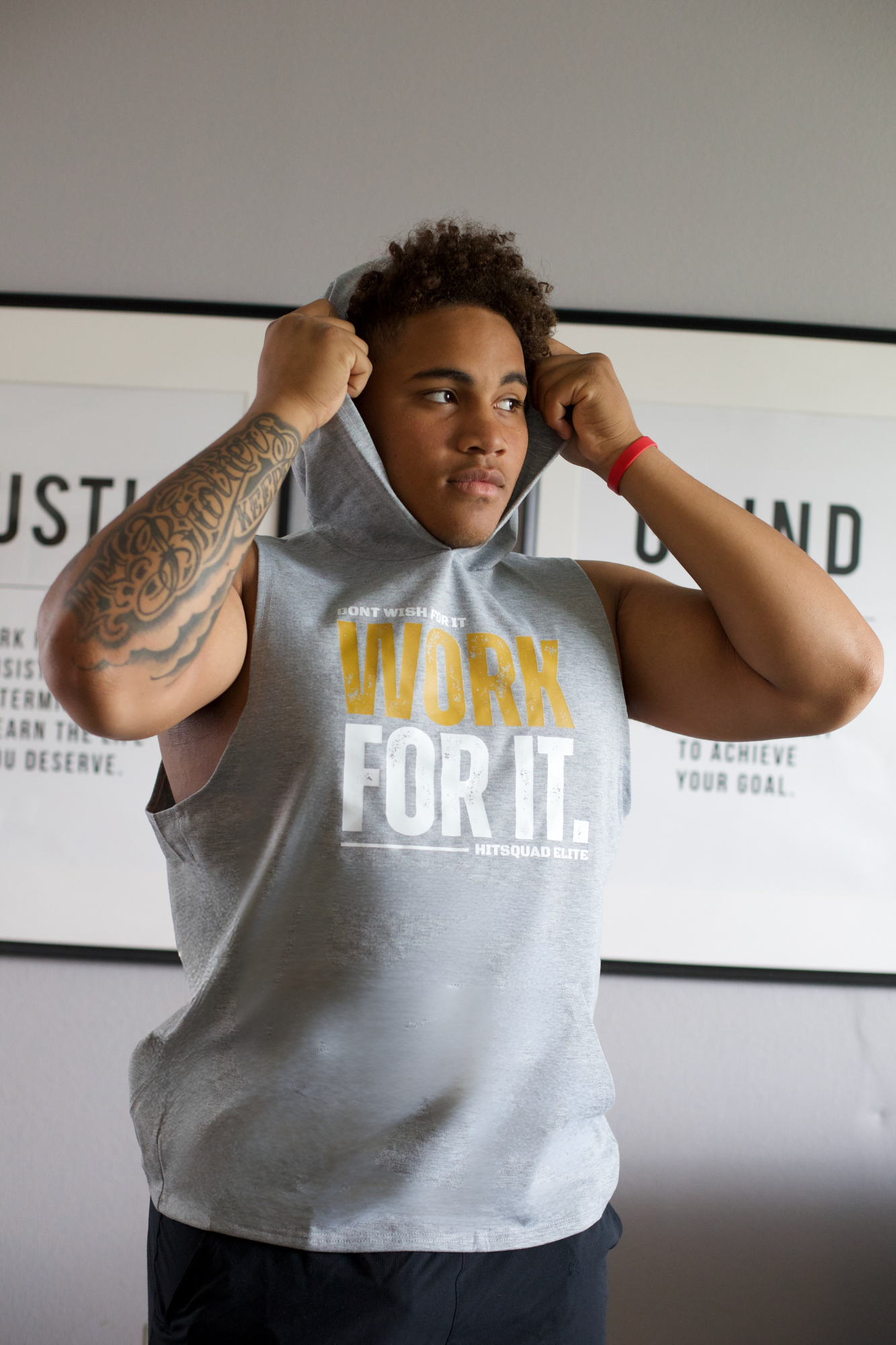 Work For It Hoodie Tank