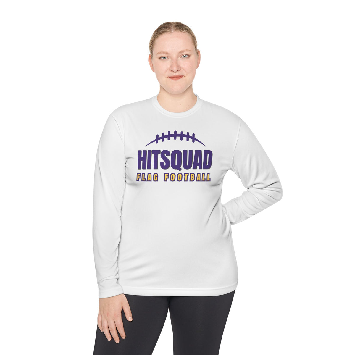 Adult Unisex Flag Football Lightweight Long Sleeve Tee