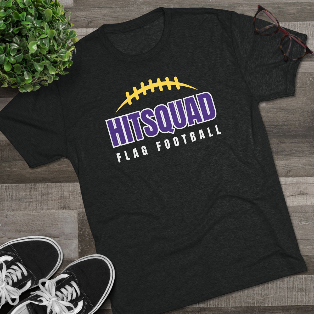 Adult HitSquad Flag Unisex Tri-Blend Crew Tee