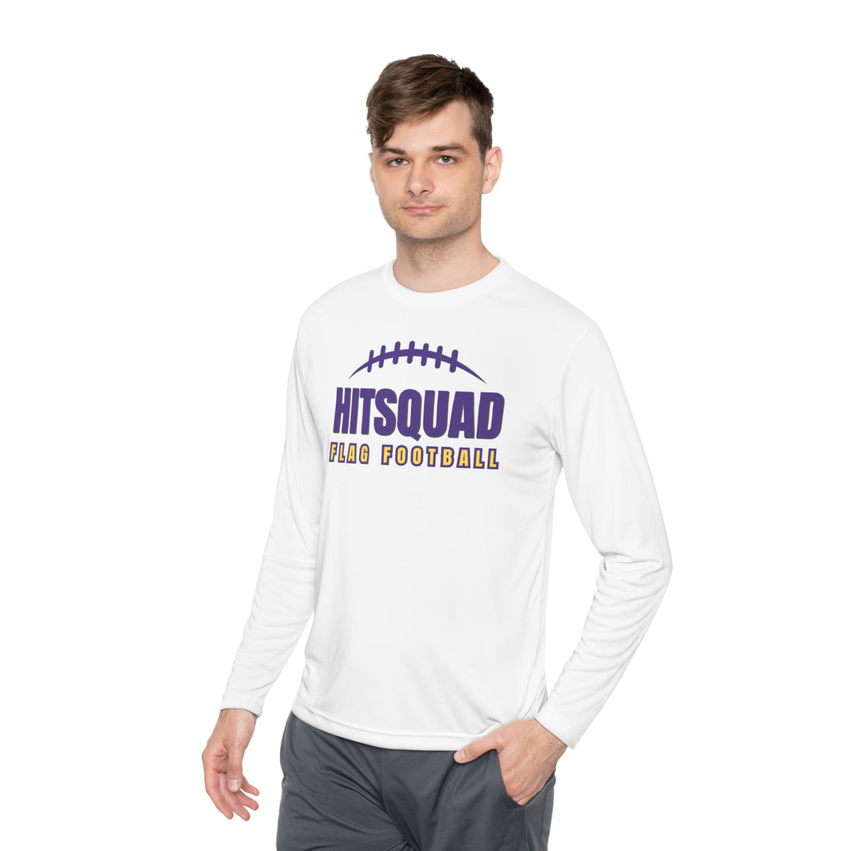 Adult Unisex Flag Football Lightweight Long Sleeve Tee