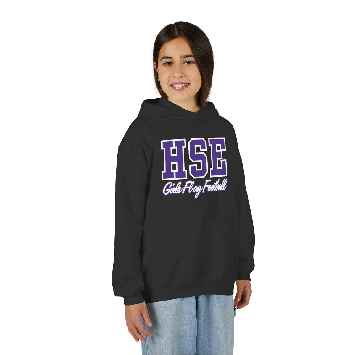 Youth HSE Girls Flag Hooded Sweatshirt