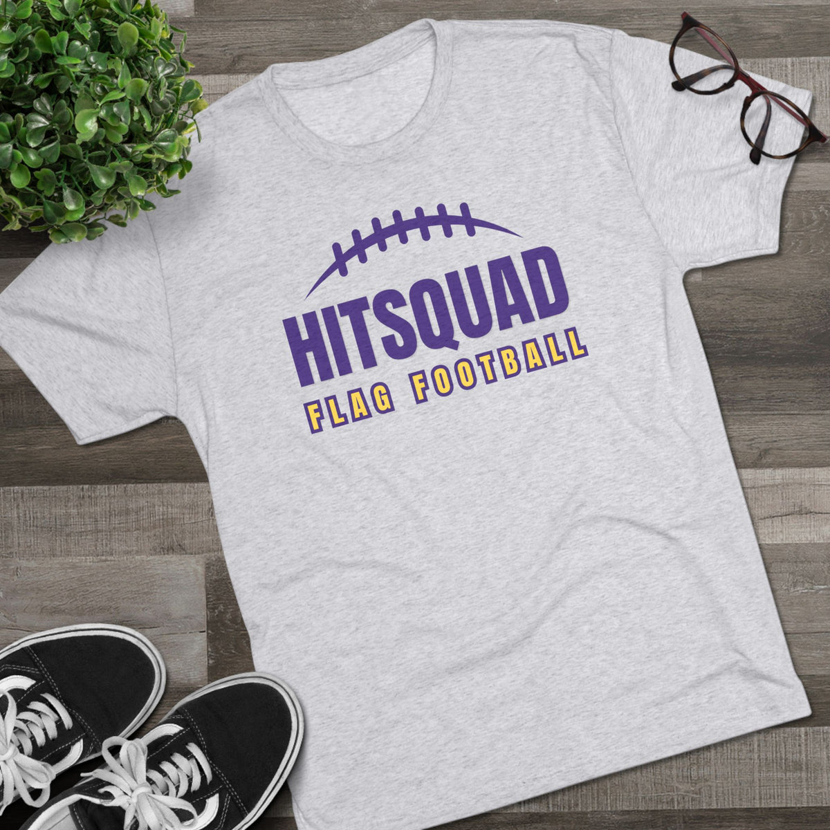 Adult HitSquad Flag Unisex Tri-Blend Crew Tee