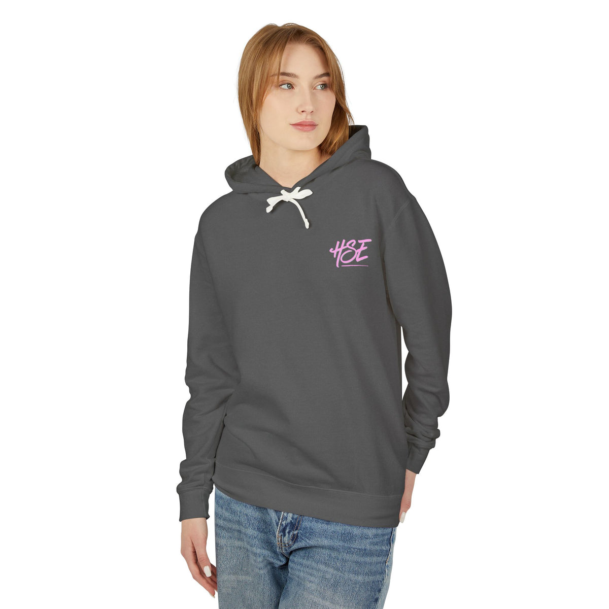HSE Strong Women Comfort Colors Lightweight Hooded Sweatshirt