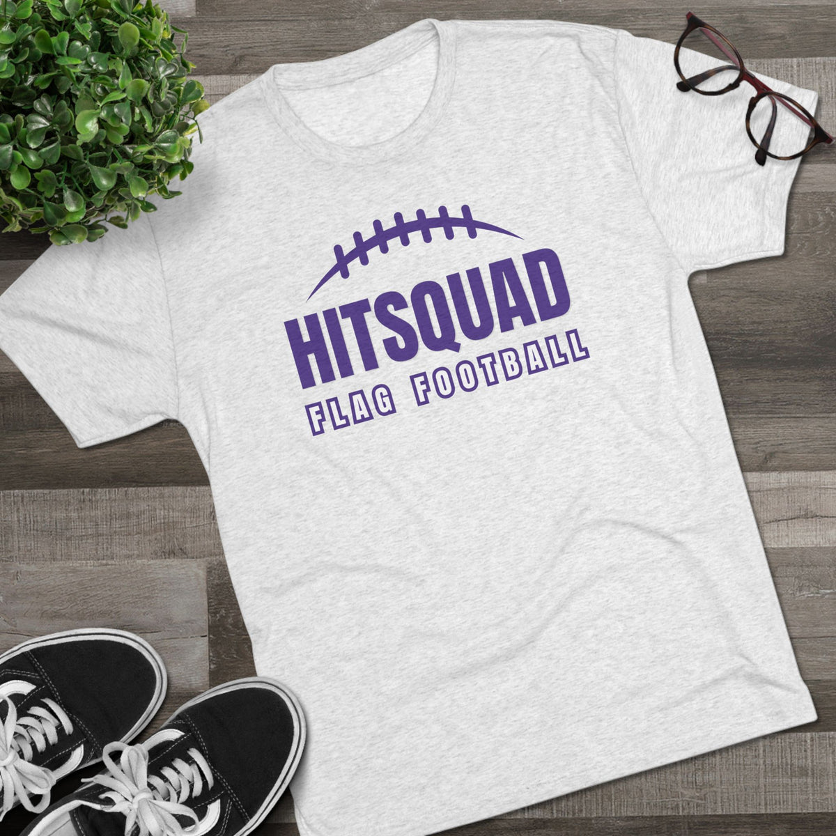 Adult HitSquad Flag Unisex Tri-Blend Crew Tee