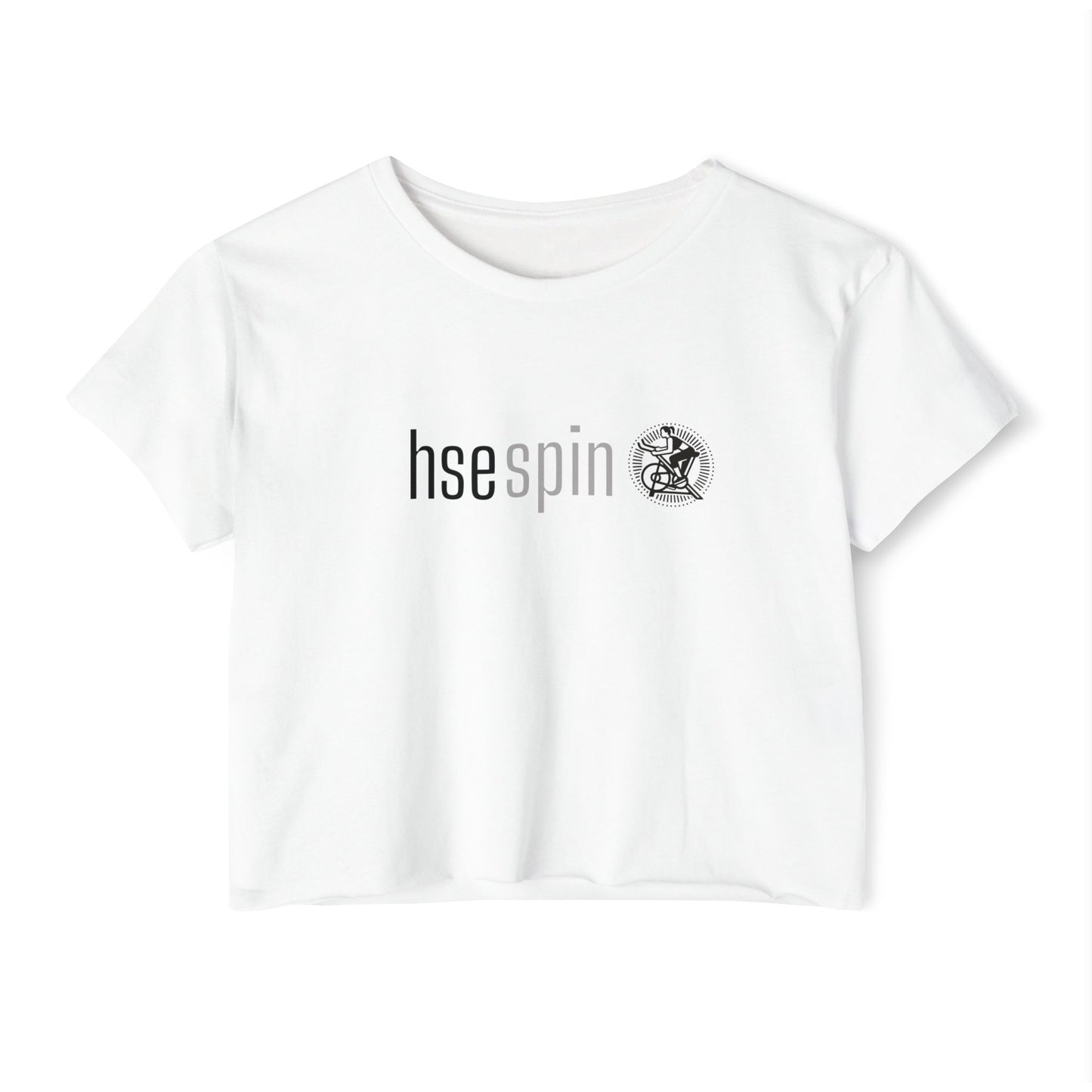 HSE Spin Crop Top Tee