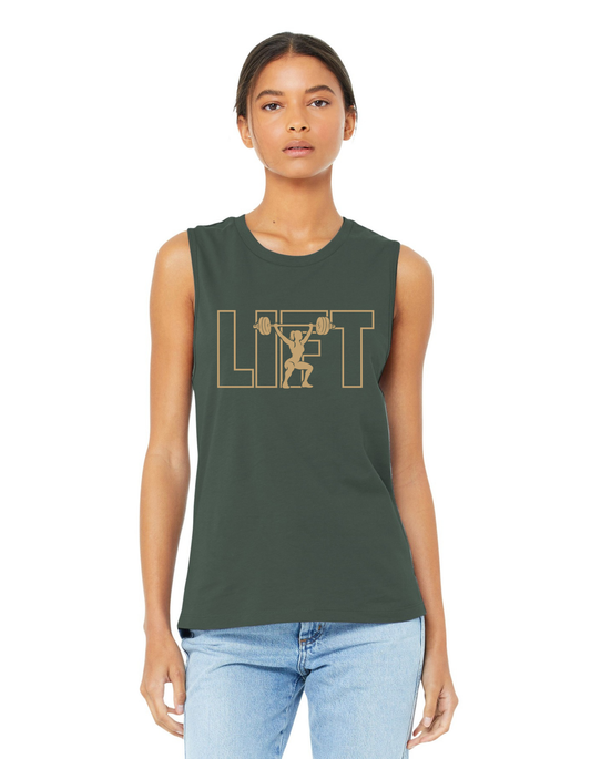 Women's 'LIFT' Weightlifting Muscle Tank