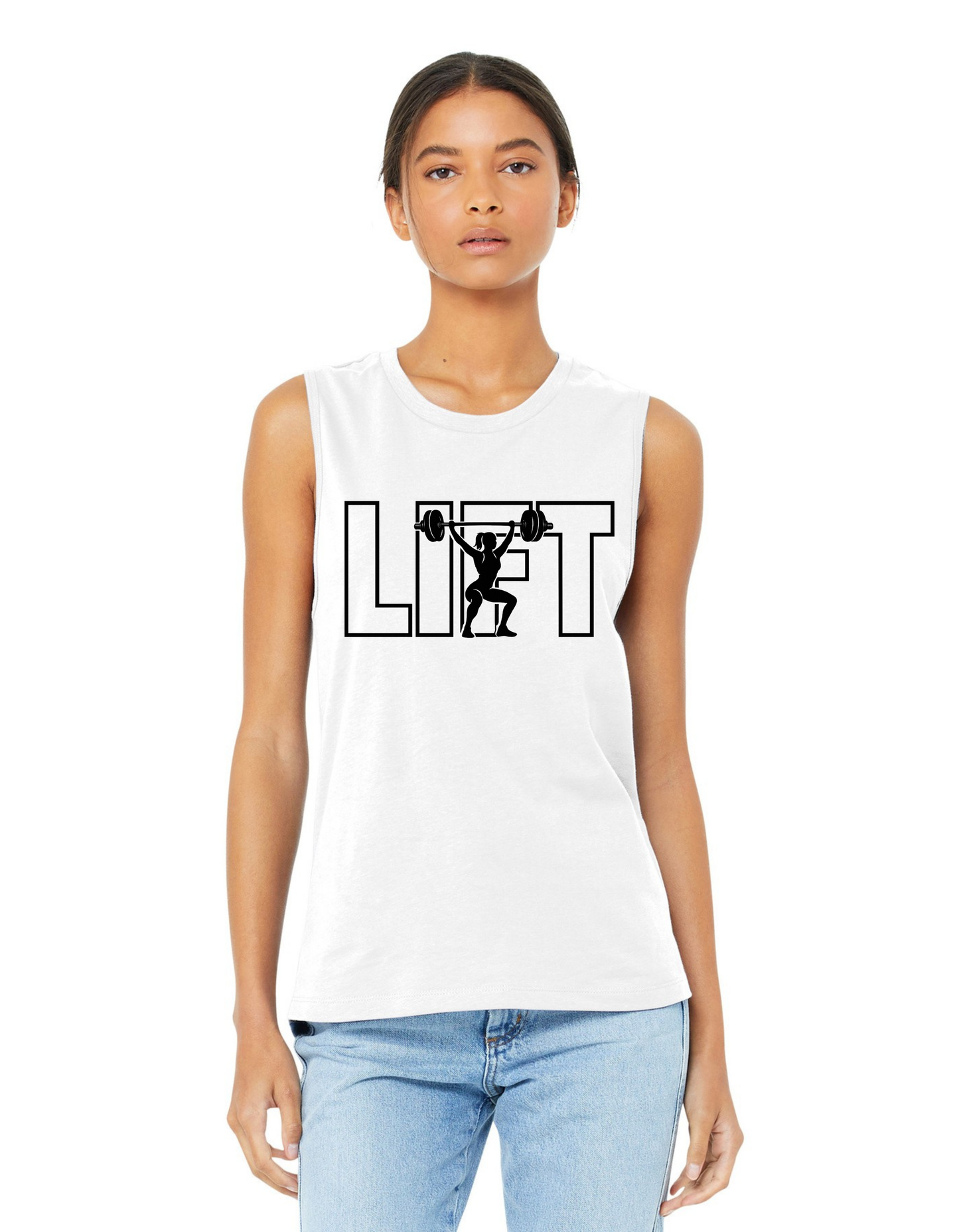 Women's 'LIFT' Weightlifting Muscle Tank