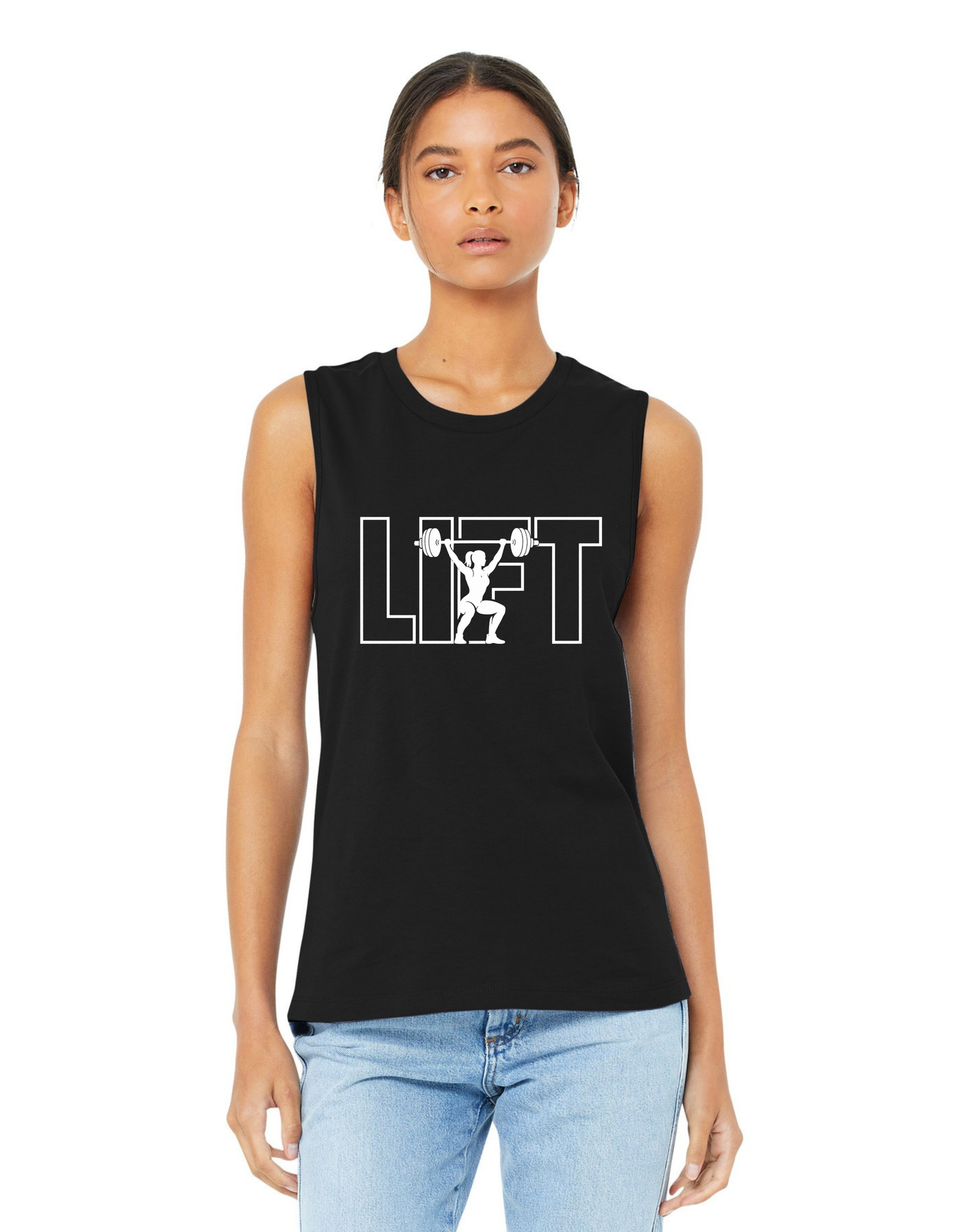 Women's 'LIFT' Weightlifting Muscle Tank