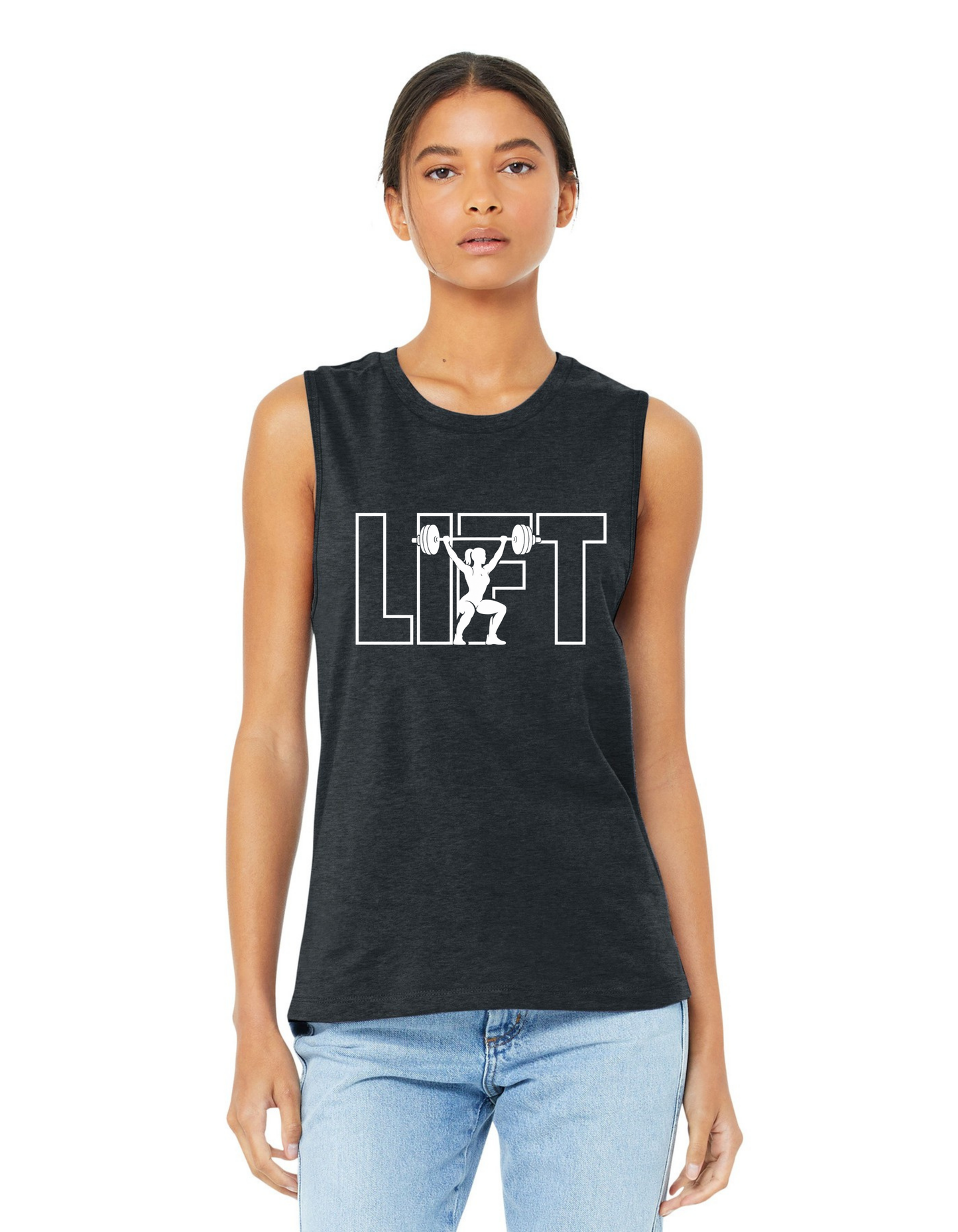 Women's 'LIFT' Weightlifting Muscle Tank