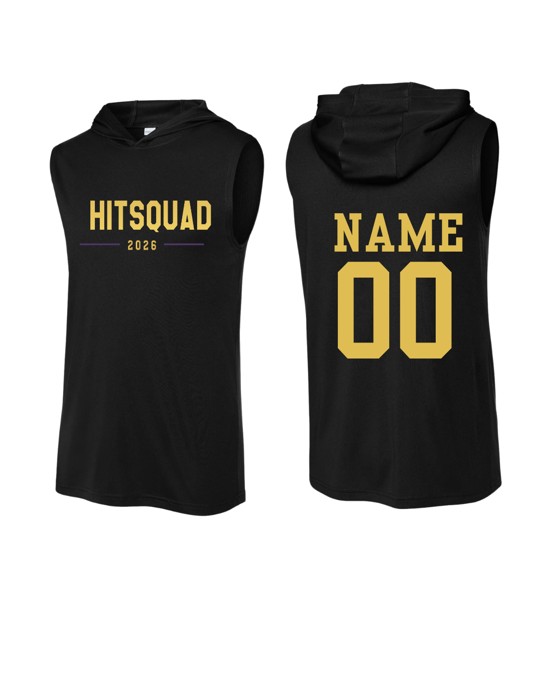 Adult HitSquad 2026 Sleeveless Hoodie