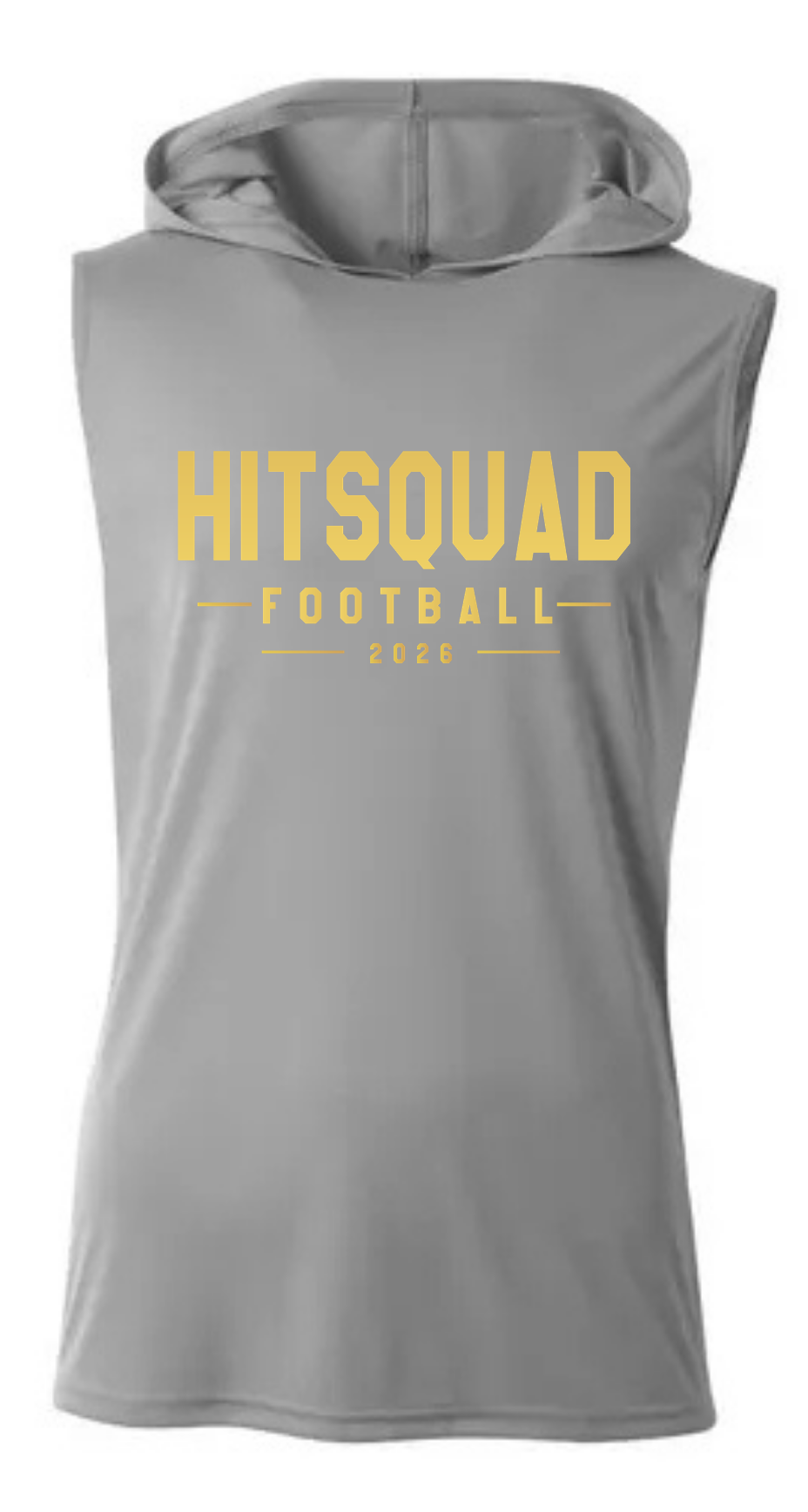 Youth Customizable HitSquad Football Sleeveless Hoodie (Pre-order)