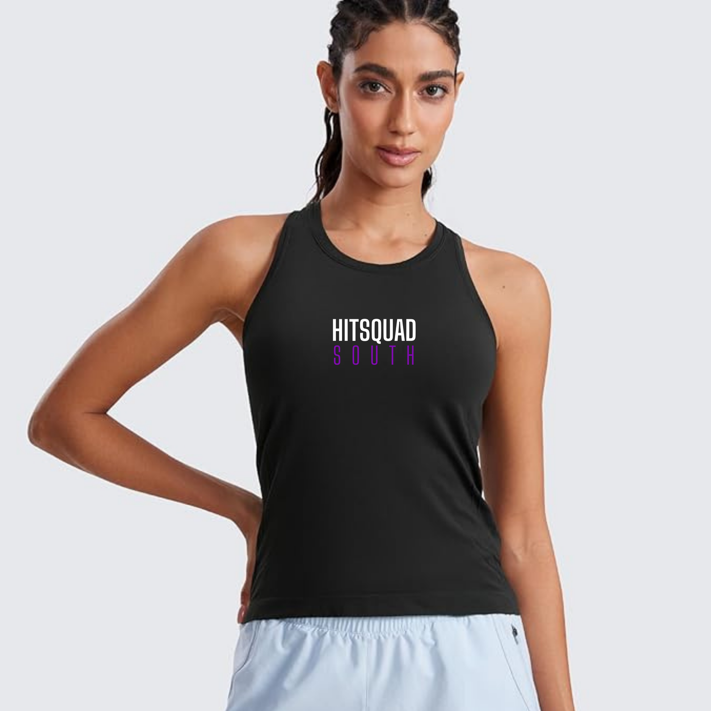 HitSquad South Seamless Racerback Workout Tank Top