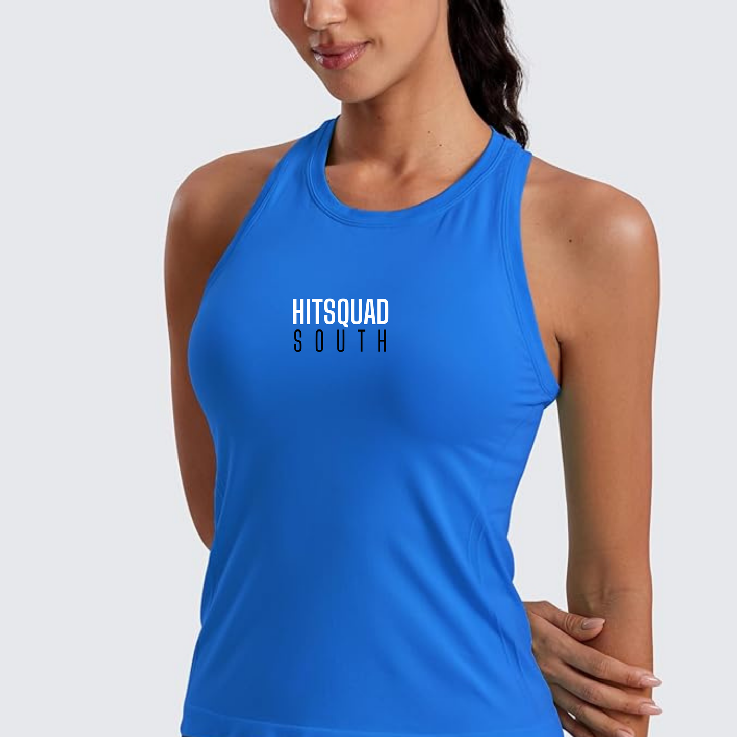 HitSquad South Seamless Racerback Workout Tank Top