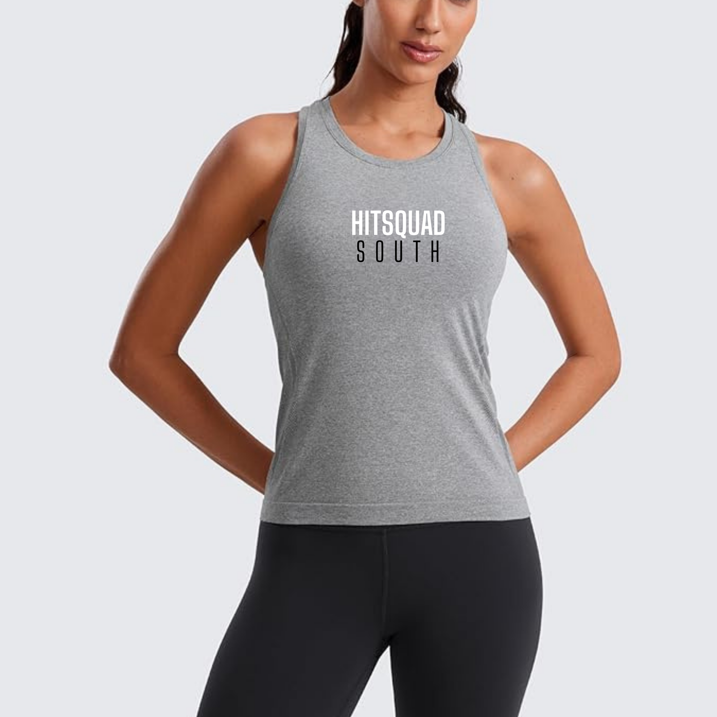 HitSquad South Seamless Racerback Workout Tank Top