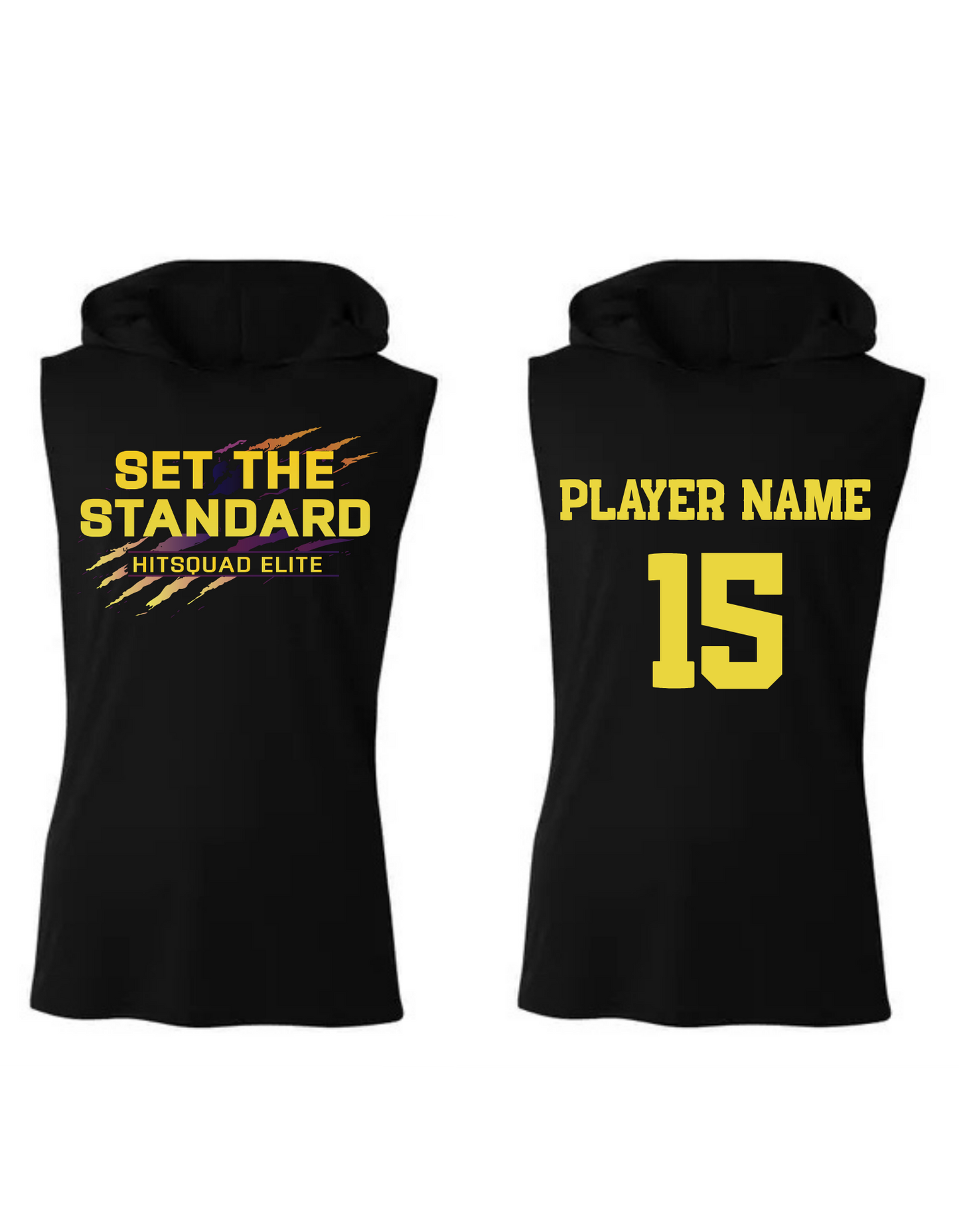 Adult Customizable Set The Standard  Sleeveless Hoodie (Pre-Order)