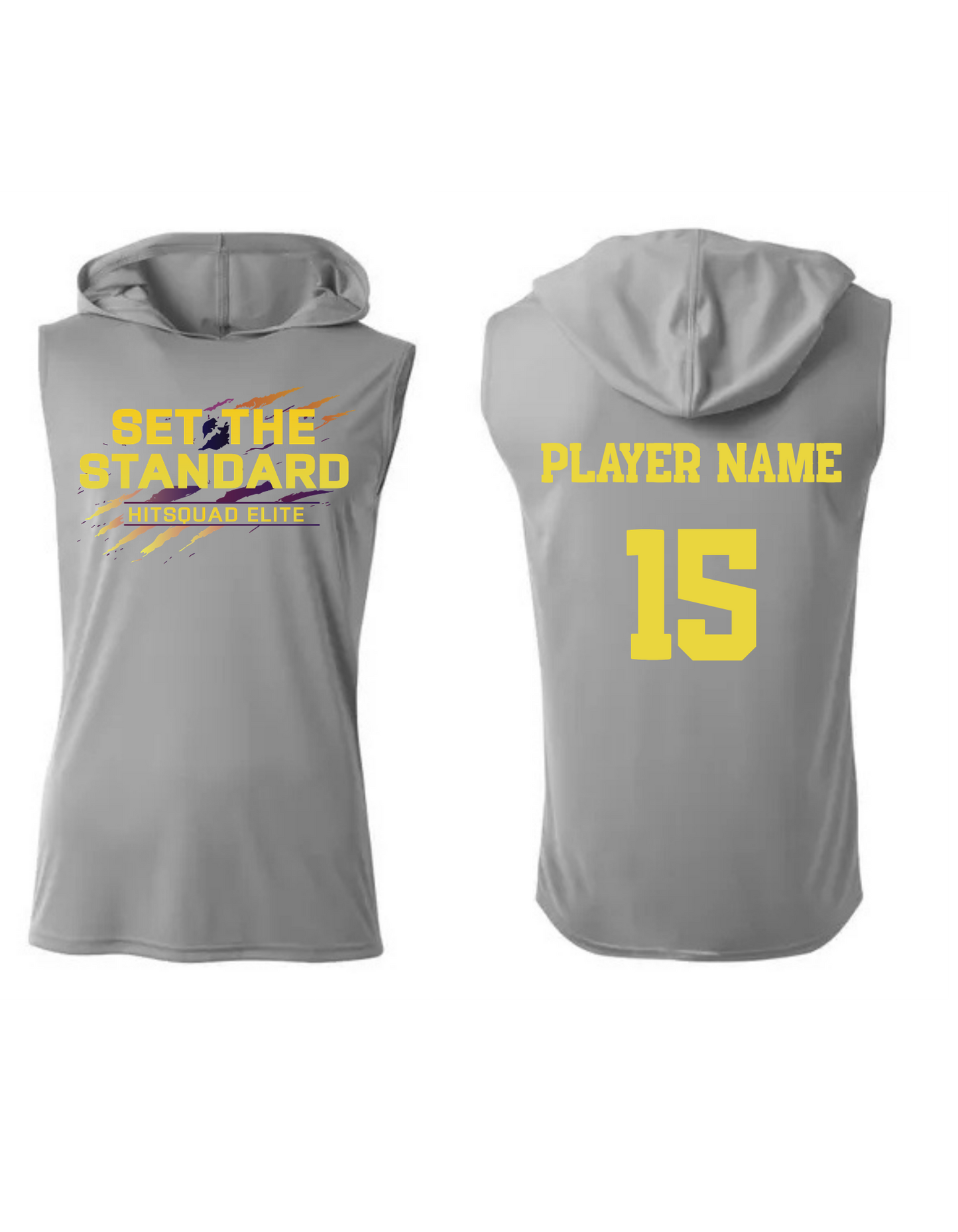 Youth Customizable Set The Standard  Sleeveless Hoodie (Pre-order)