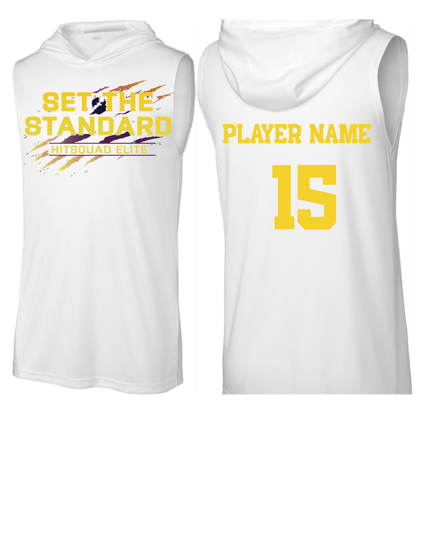 Adult Customizable Set The Standard  Sleeveless Hoodie (Pre-Order)