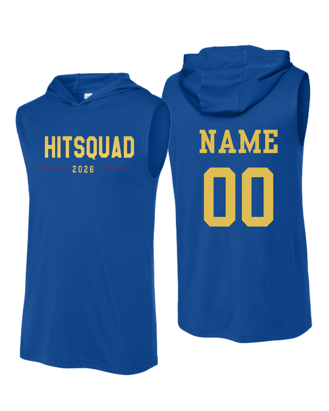 Adult HitSquad 2026 Sleeveless Hoodie