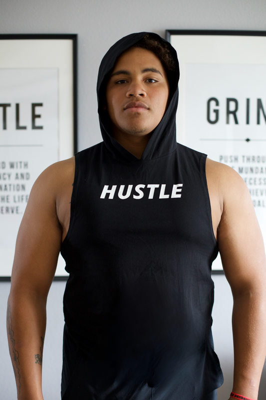 Hustle Sleeveless Hoodie