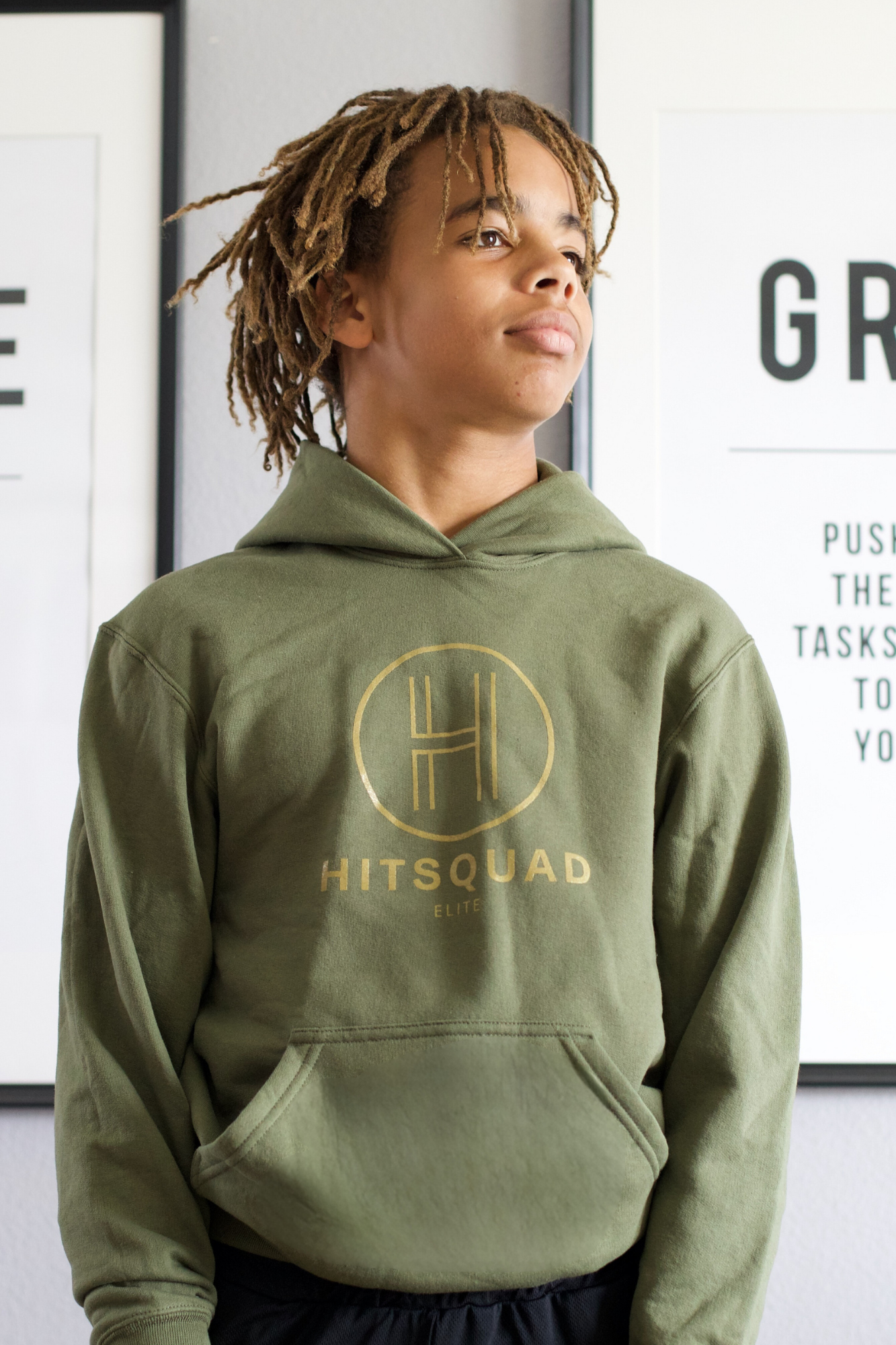 Youth Black/Gold HitSquad Elite Hoodie